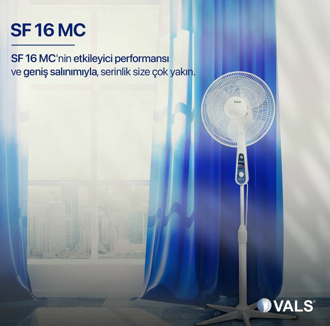 VALS SF 16 MC - 16'' Ayaklı Vantilatör