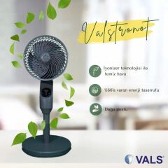 Vals Valstronot SF 10 VADC Uzaktan Kumandalı Ayaklı Vantilatör(gri-beyaz 2 farklı renk seçeneği)