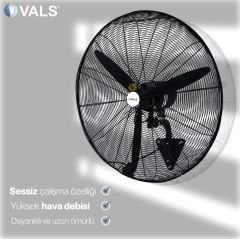 VALS WF 20'' VM SANAYİ TİPİ DUVAR VANTİLATÖRÜ