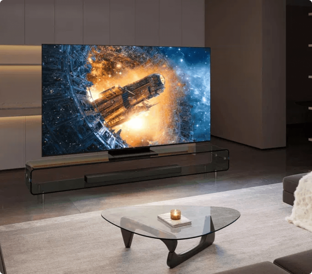Her açıdan. Mükemmel.  Filmlerden dizilere, bu OLED TV'nin gerçekçi görüntüleri ve tam donanımlı sesi, Ambilight'ın etkileyici hale özelliğiyle bir araya gelerek size olağanüstü bir deneyim sunar.